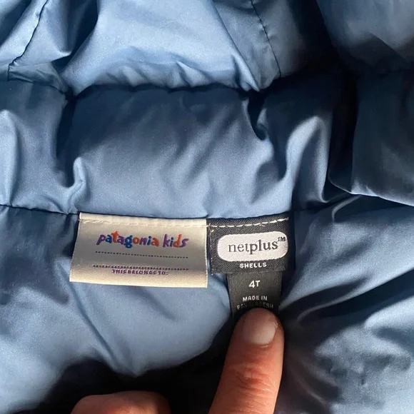 Patagonia hi-loft down Jacket, 4T - Picture 5 of 9